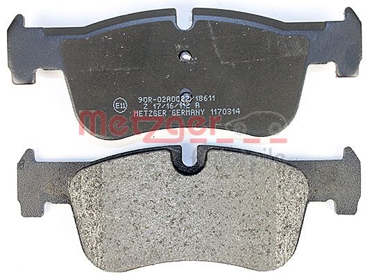 METZGER 1170314 Bremsbelagsatz, Scheibenbremse